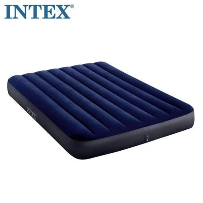 Надуваем матрак INTEX Classic Downy 137х191х25см