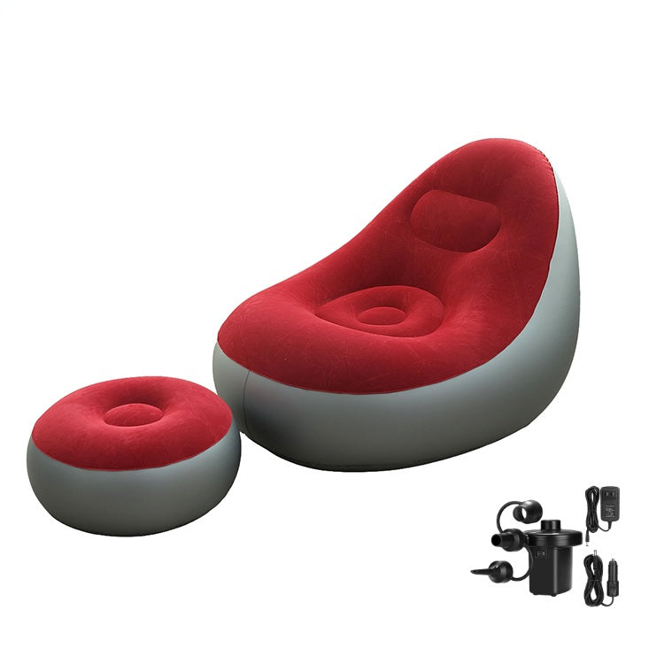 Надуваемо кресло с възглавница за крака и включена помпа