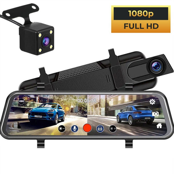 Видеорегистратор FULL TOUCH SCREEN с две камери 9.66inch