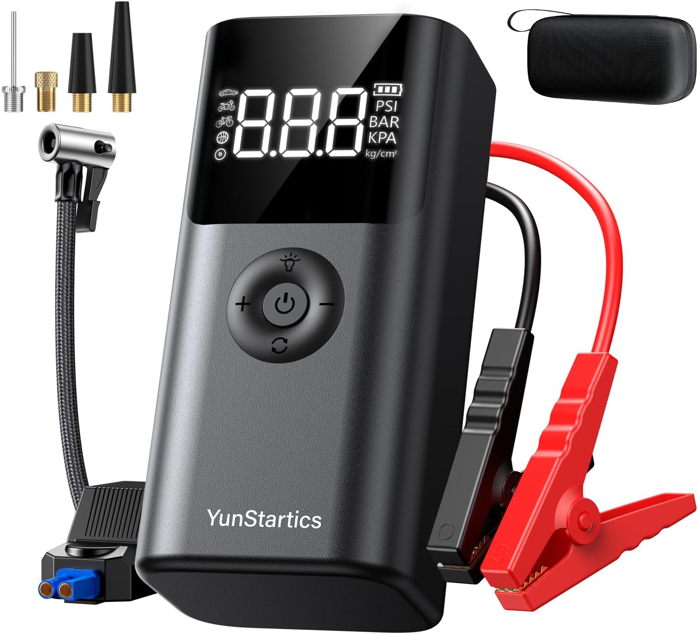 Стартерно устройство 4 в 1 high power jump starter за кола, 99800 mAh