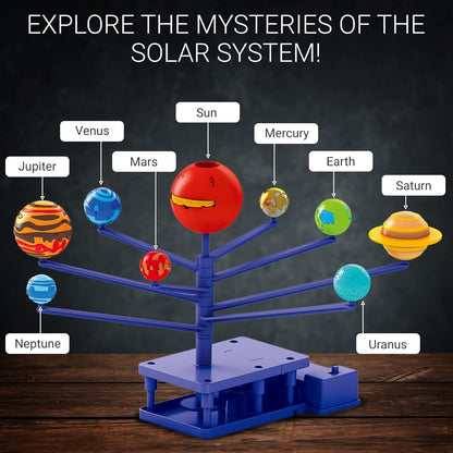 Образователен проектор-планетариум STEM Rotating Planet - Модел на Слънчевата система с 8 планети