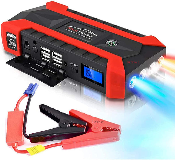 Стартерно устройство high power jump starter за кола, 128 000 mAh, 4 USB
