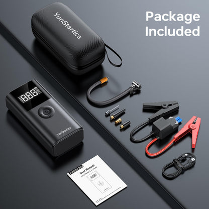 Стартерно устройство 4 в 1 high power jump starter за кола, 99800 mAh