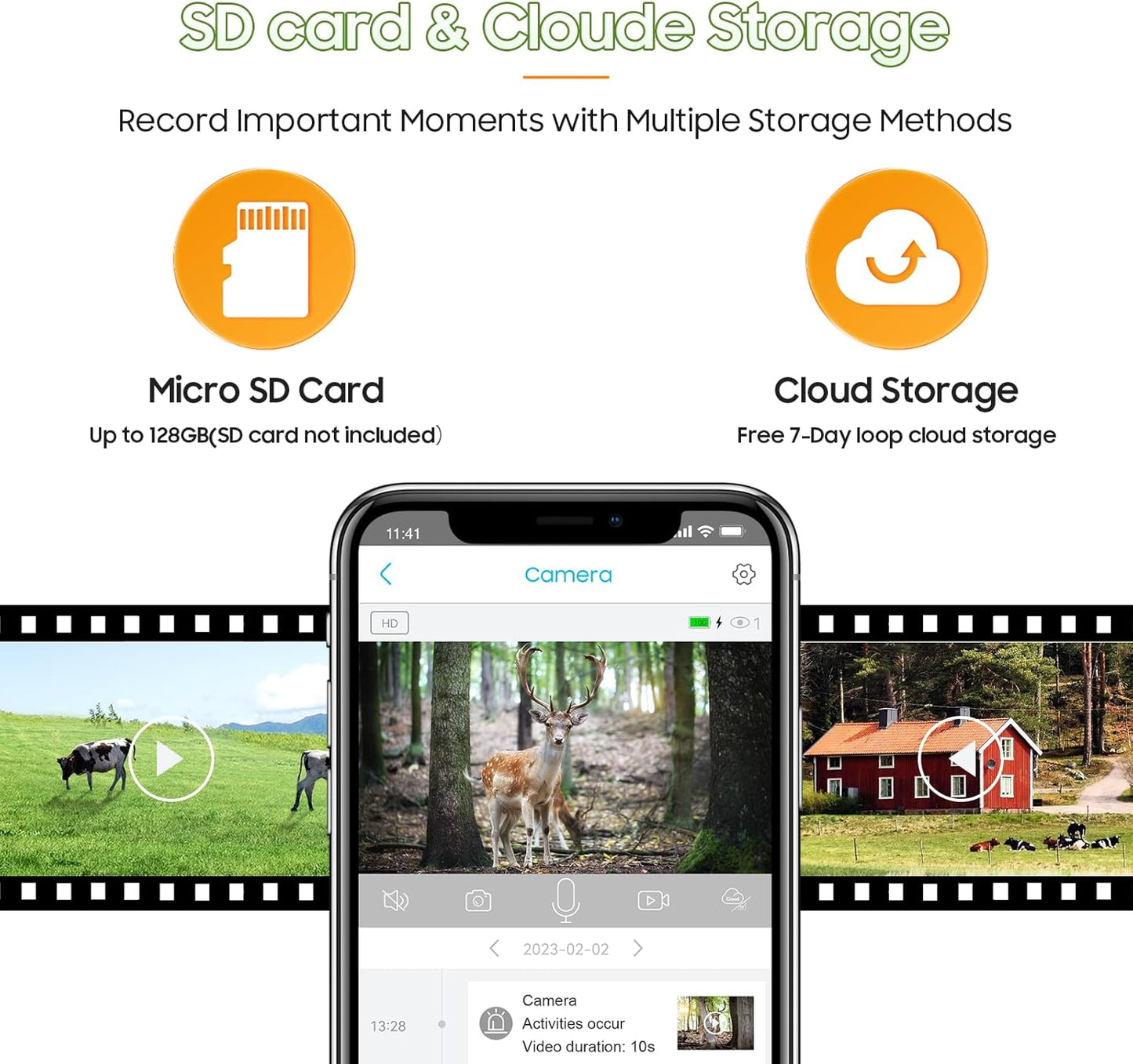 WIFI Безжична PTZ соларна камера 4G SIM със слънчев панел 8MP