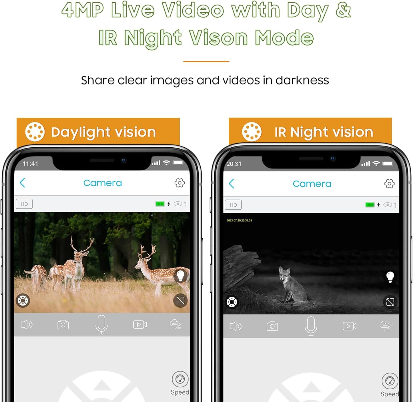 WIFI Безжична PTZ соларна камера 4G SIM със слънчев панел 8MP