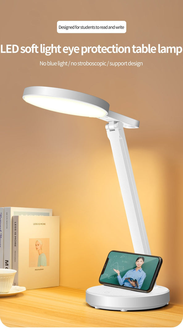 Сгъваема Лед настолна лампа за бюро , офис , компютър за четене