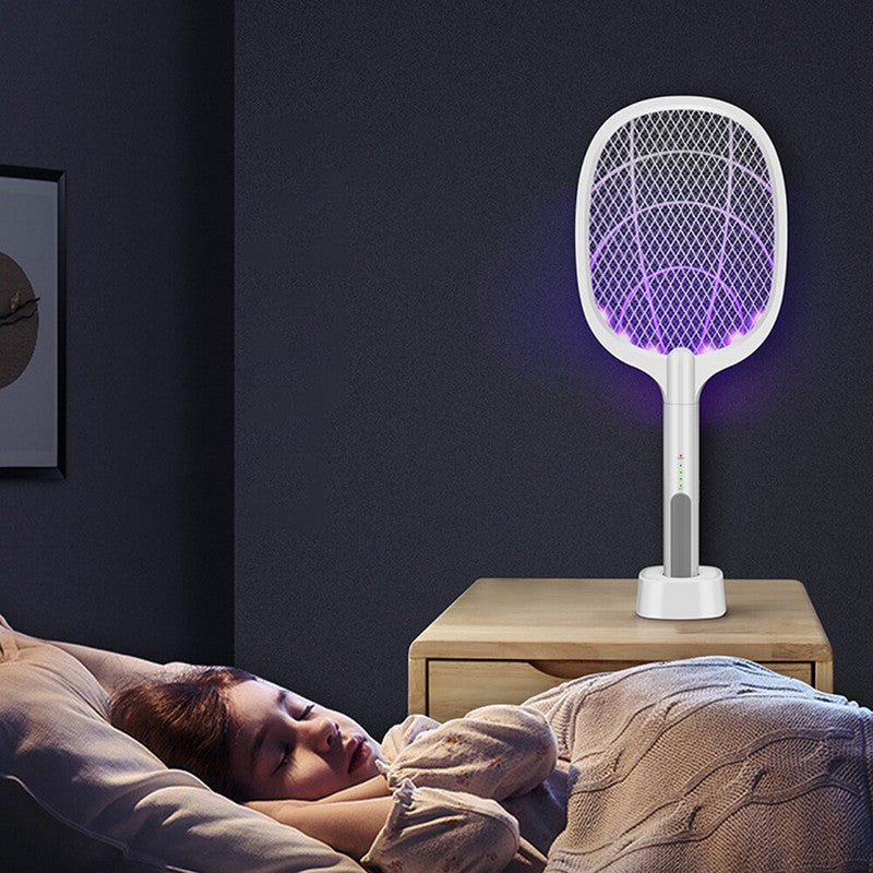 Акумулаторна UV мухобойка за комари, Акумулаторна, USB зареждане,