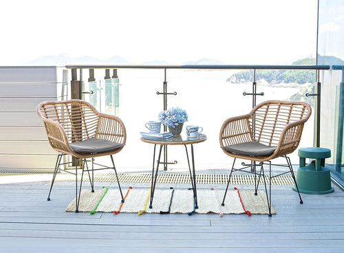 Градински комплект маса с 2 стола Bora