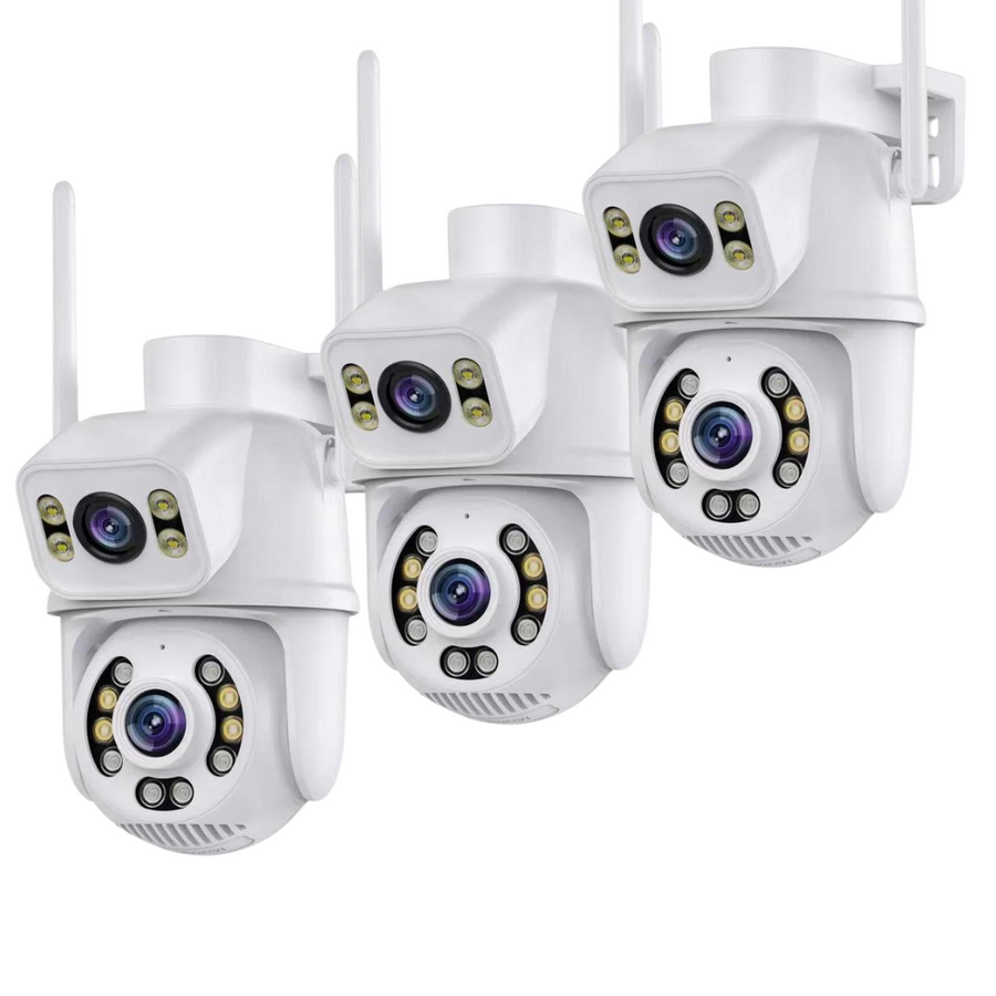 3бр Двойна водоустойчивеа камера 2x3 Wi-Fi ICSEE