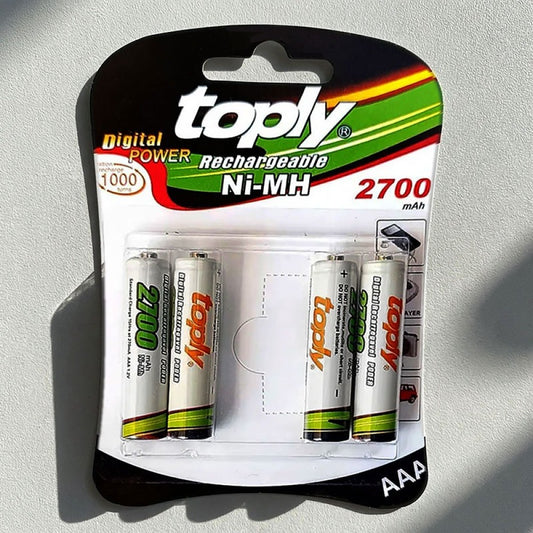 Акумулаторни батерии AAA 2700mAh Topy Ni-MH – комплект 4 броя