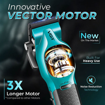 Професионална машинка за подстригване VGR V-886C GREEN