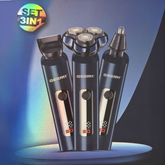GEEMY GM-8105 – 3-в-1 Шейвър и Тример Комплект
