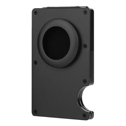 Твърд калъф за карти с RFID защита, слот за AirTag и пари в брой