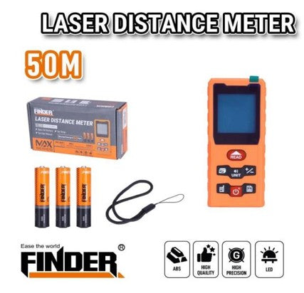 Професионална лазерна ролетка FINDER, 50 метра