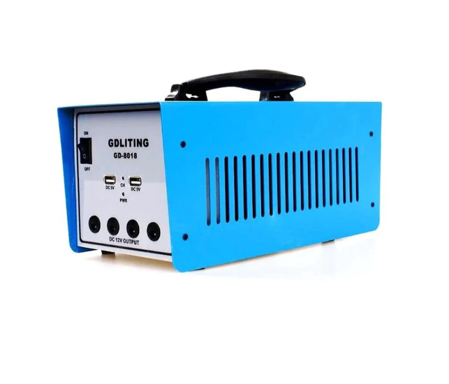 Соларна инверторна система GD8018, 12V-220V, 3 крушки