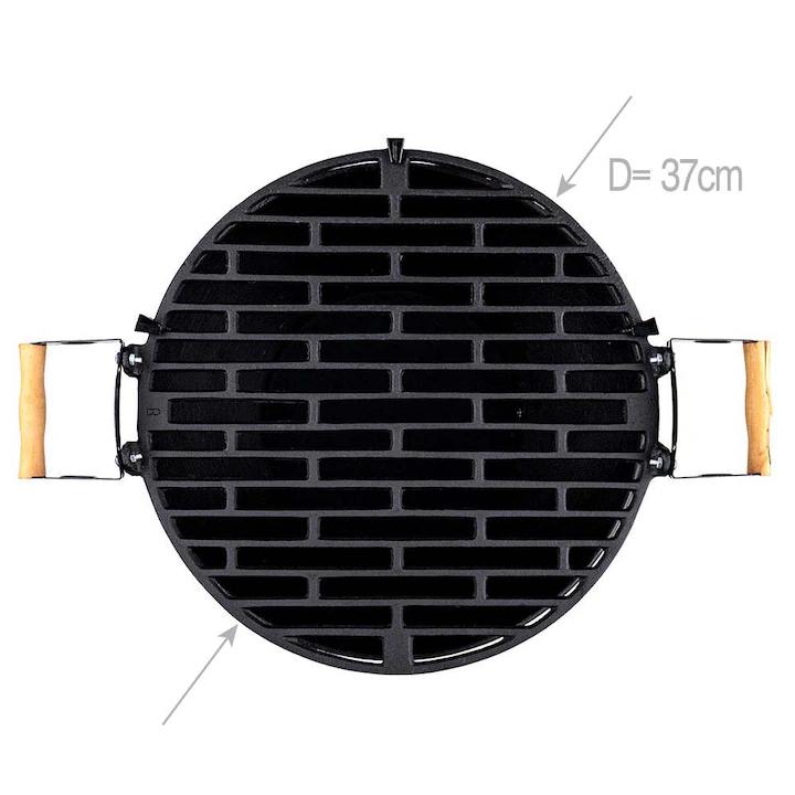 Чугунено барбекю , 35.5х36см, Черен