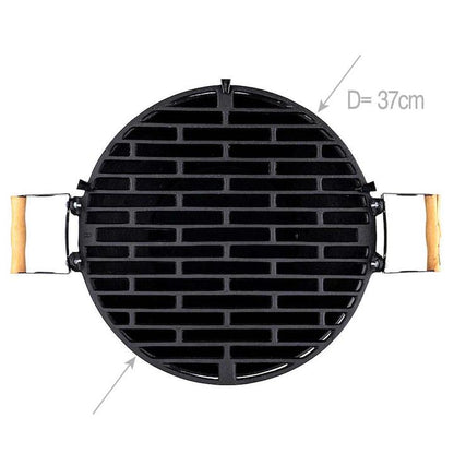 Чугунено барбекю , 35.5х36см, Черен
