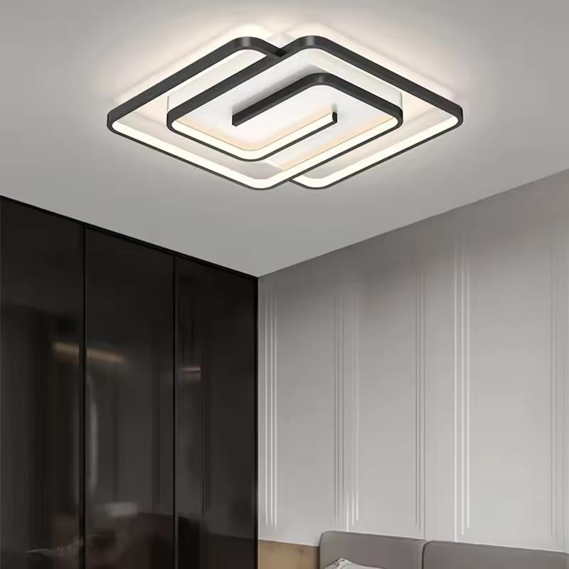 LED плафониера 100W, 6000lm, квадратна форма с дистанционно управление