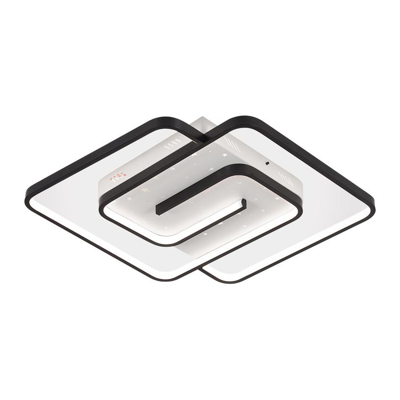 LED плафониера 100W, 6000lm, квадратна форма с дистанционно управление