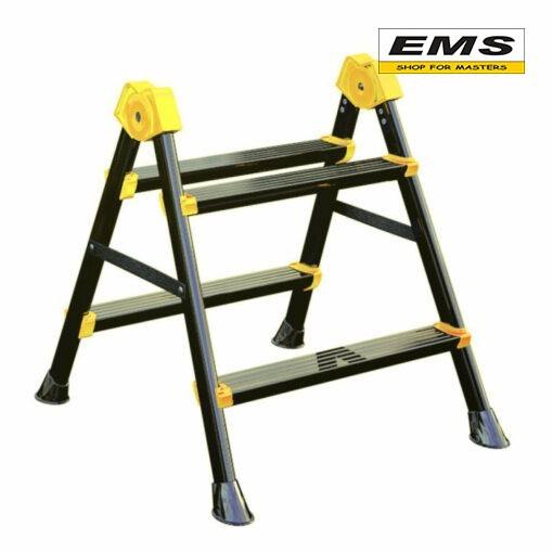 Двустранна метална стълба Eurostep 2×2 стъпала