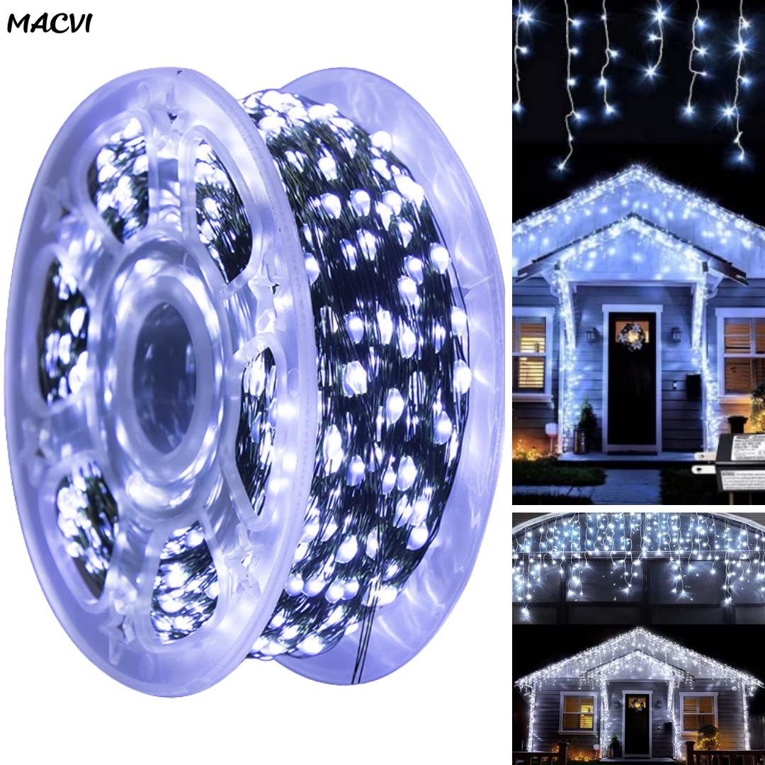 LED коледна лампа за вътрешно и външно осветление, 50M, LED, устойчиво на мъгла