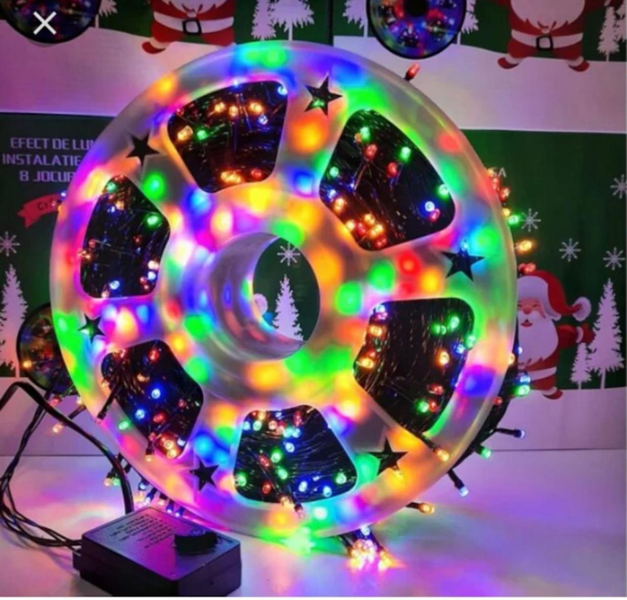 LED коледна лампа за вътрешно и външно осветление, 50M, LED, устойчиво на мъгла