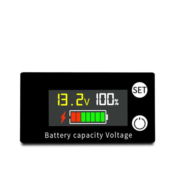 Професионален индикатор за капацитета и състоянието на акумулатори, 8-100V