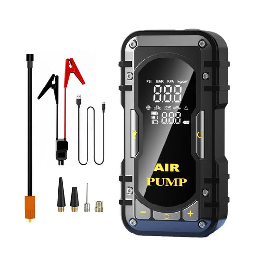 Стартиращо устройство за автомобил Jump Starter и компресор за гуми, 8000mAh