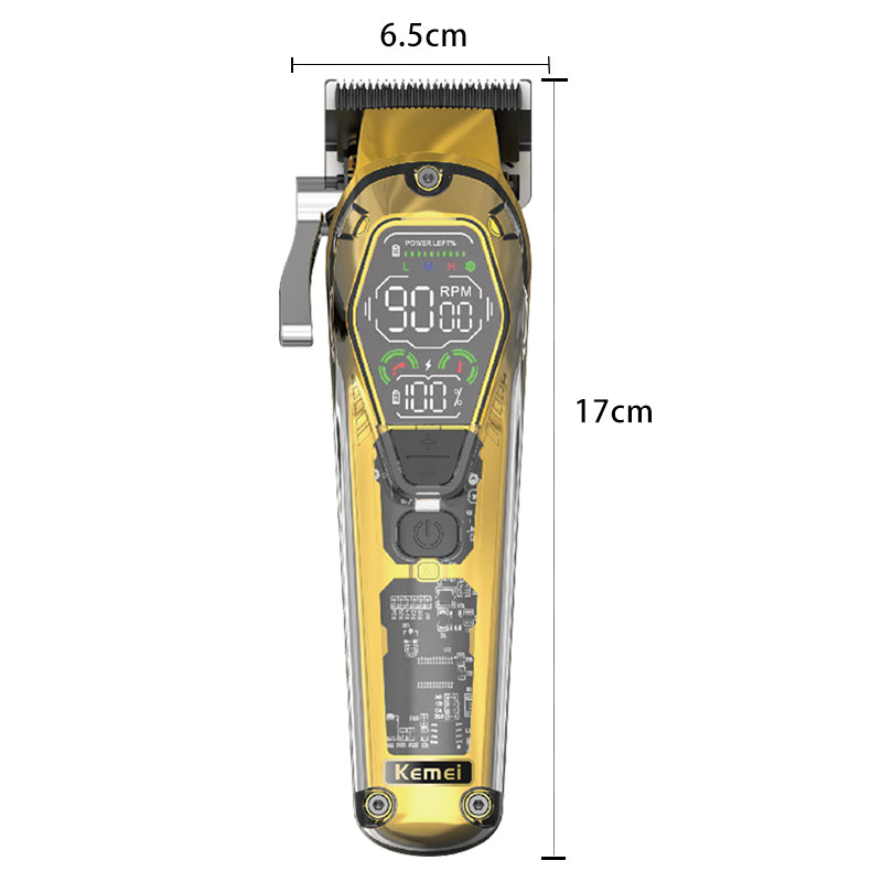 Машинка за подстригване Kemei KM 1806, 10W, 8 приставки