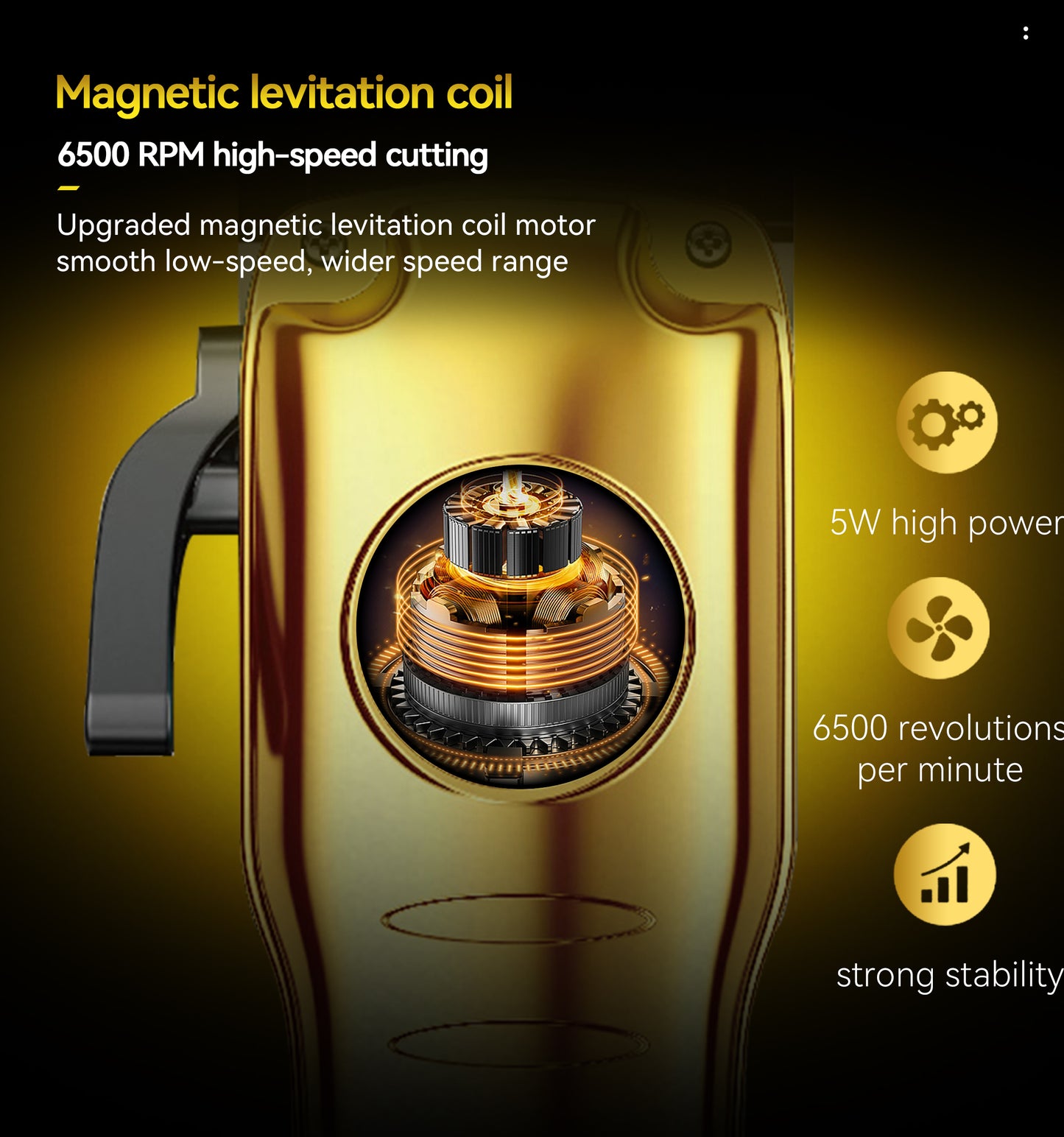 Машинка за подстригване Kemei KM 511, 4  приставки