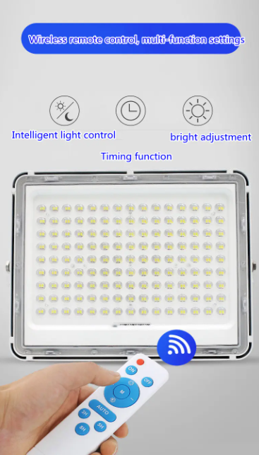 Соларен LED прожектор Jortan 1000W с  отделен панел