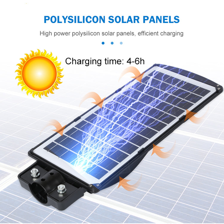 Соларна LED лампа Jortan, 4 Секции, Сензор  за движение