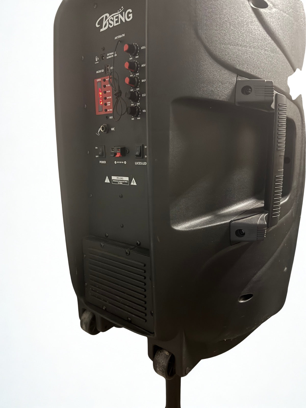 Комплект безжична тонколона MSA-5618, 15"  със стойка, безжичен микрофон и  дистанционно, 5000W