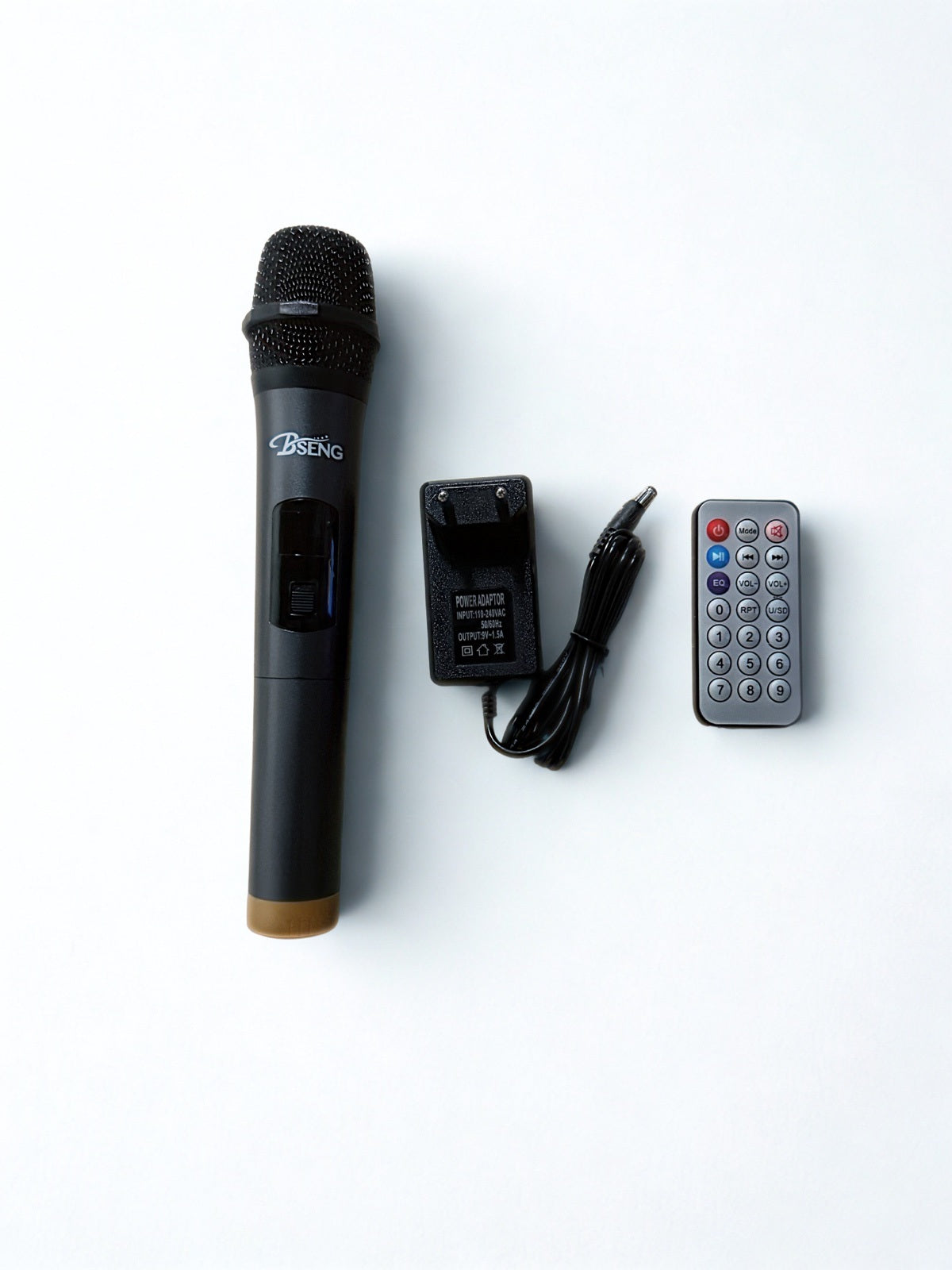 Комплект безжична тонколона MSA-5618, 15"  със стойка, безжичен микрофон и  дистанционно, 5000W