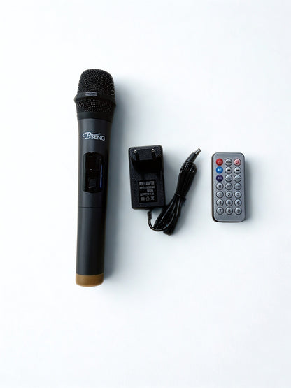 Комплект безжична тонколона MSA-5618, 15"  със стойка, безжичен микрофон и  дистанционно, 5000W