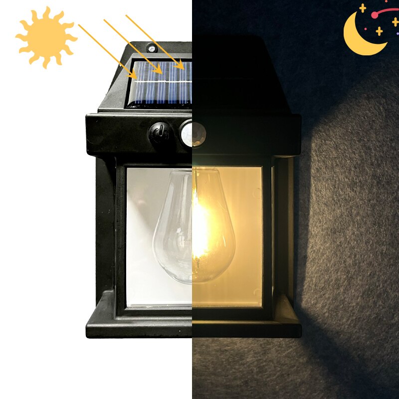 Външна Соларна Лампа със Сензор за Движение COBA®