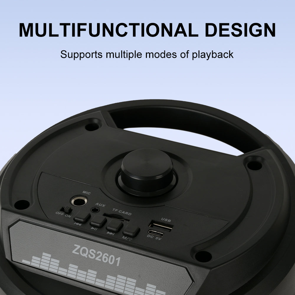 Безжична тонколона ZQS2601 2х6,5inch и микрофона