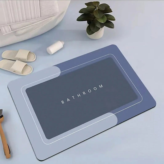 Абсорбираща и бързосъхнеща постелка за баня, 40х60 см, правоъгълна