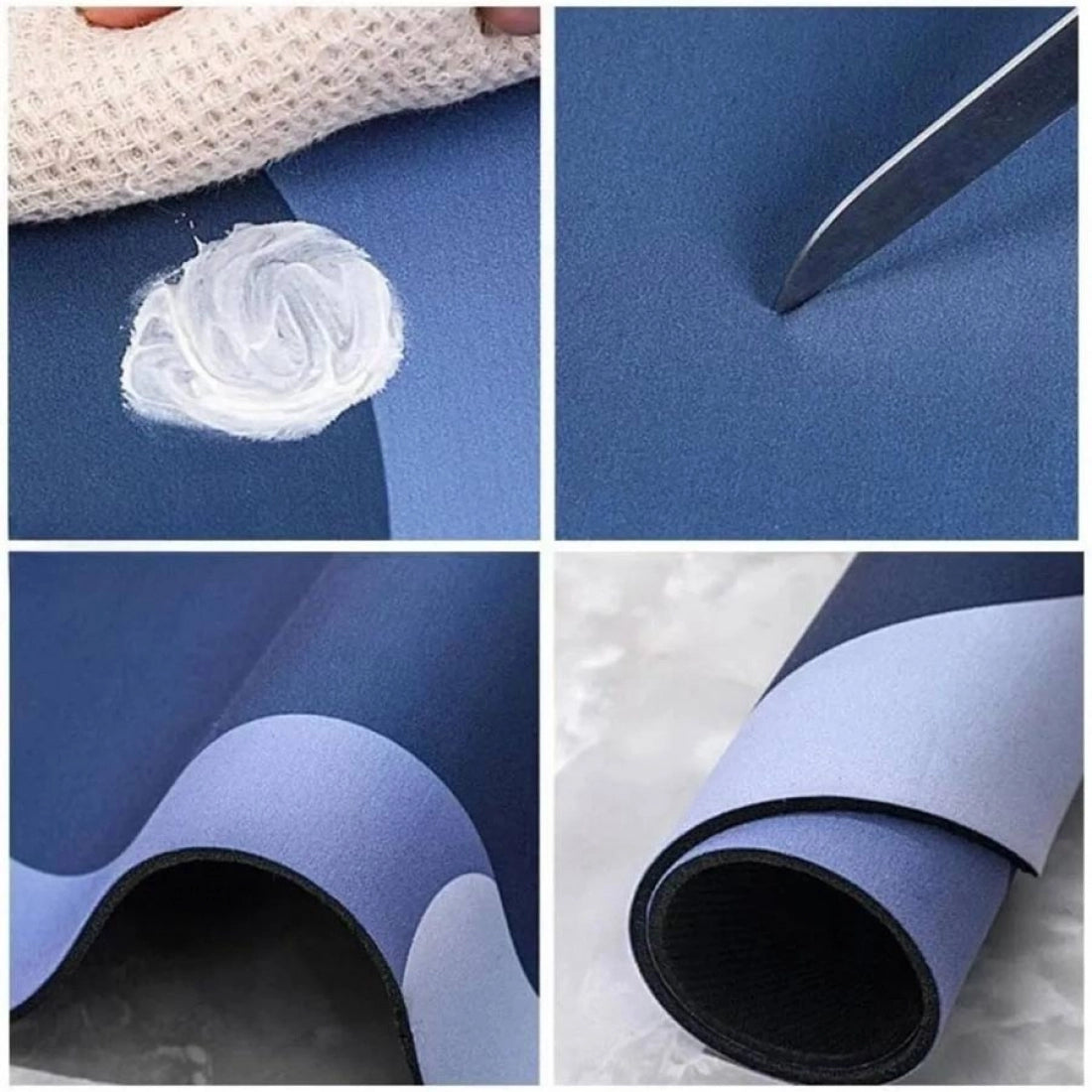 Абсорбираща и бързосъхнеща постелка за баня, 40х60 см, правоъгълна