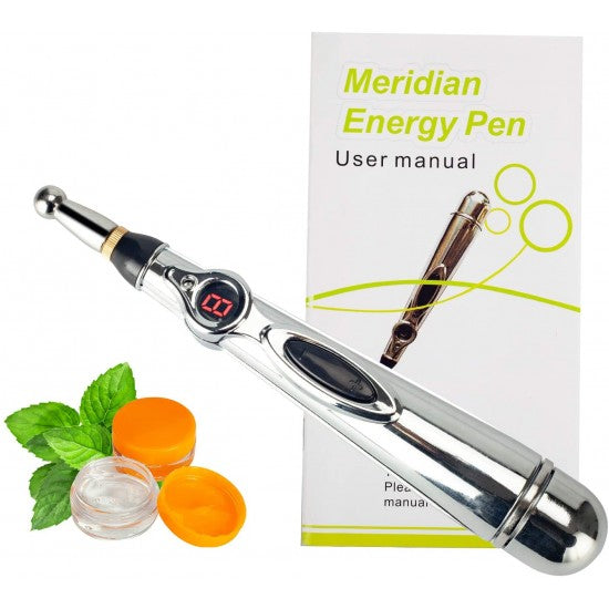 Акупунктурна писалка за масаж MERIDIAN ENERGY MASSAGER PEN W-912 - Oferti4ka.com
