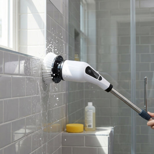 Електрическа четка 8 в 1 с телескопична дръжка