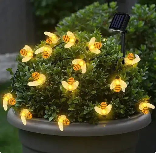 Декоративни соларни лампи за градина  Пчелички