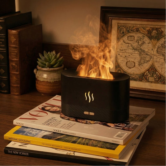 Дифузер за ароматерапия с ефект на пламък