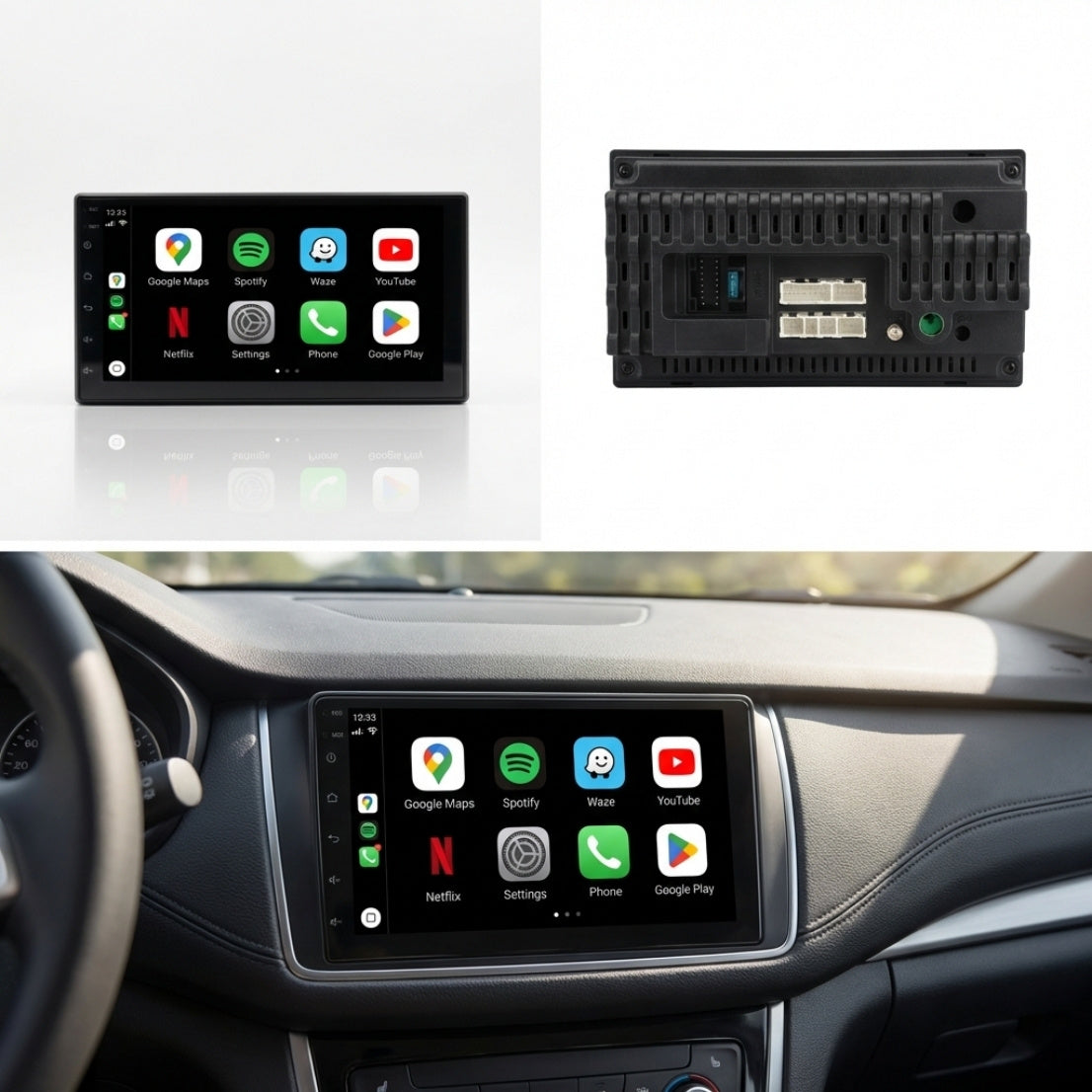 Мултимедия с Android 7" за автомобил с камера за задно виждане