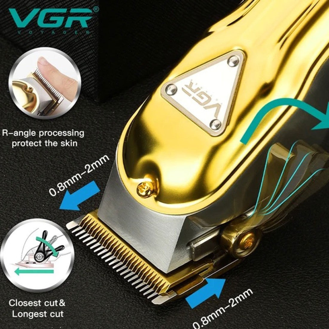 Професионална машинка за подстригване VGR V134