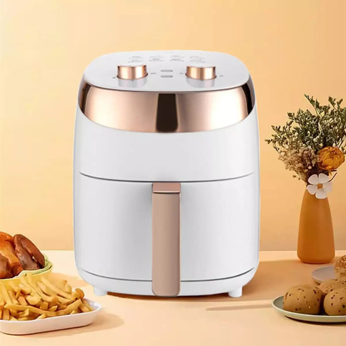 Елегантен Компактен Air Fryer - Фритюрник с горещ въздух - 5 литра