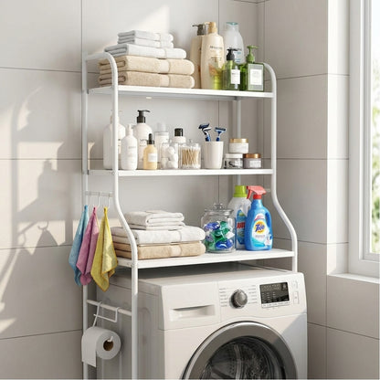 Мултифункционална етажерка за баня на 3 нива