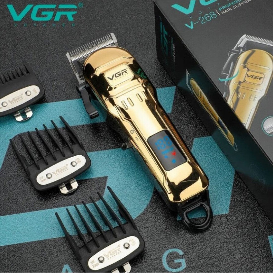 Професионален тример VGR V-268, акумулаторен, USB зареждане