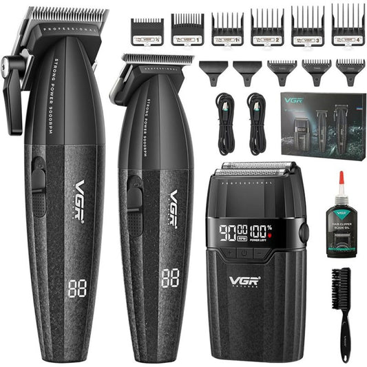 Професионален комплект VGR 640S3 – 3 в 1 (Черен)