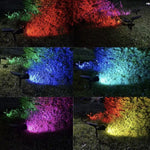 Зареждане на изображението в браузъра на галерията, Градинска соларна LED лампа с регулируем ъгъл, 7 цвята
